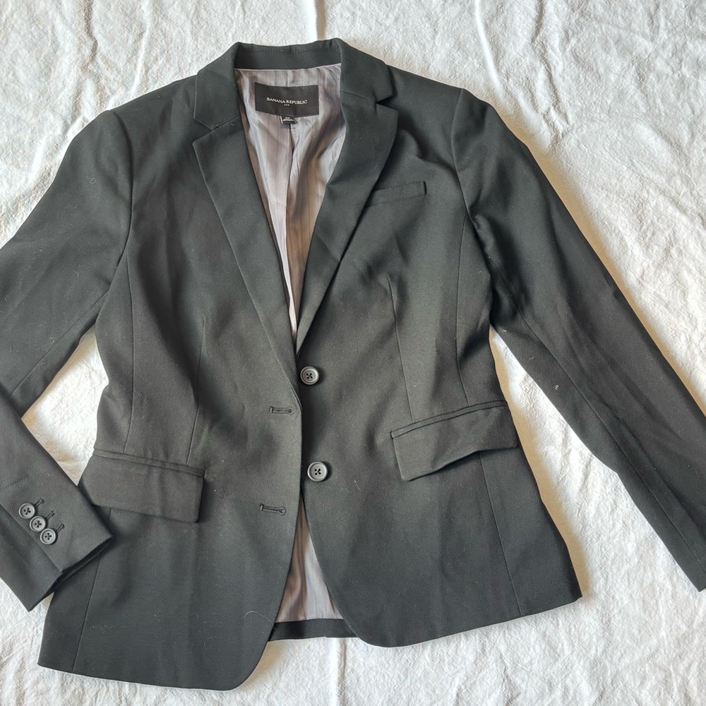 Banana Republic Charcoal Blazer